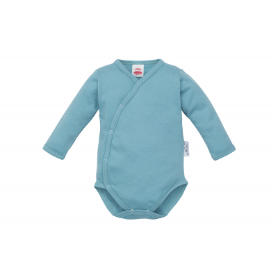 Baby Vest blue with side...