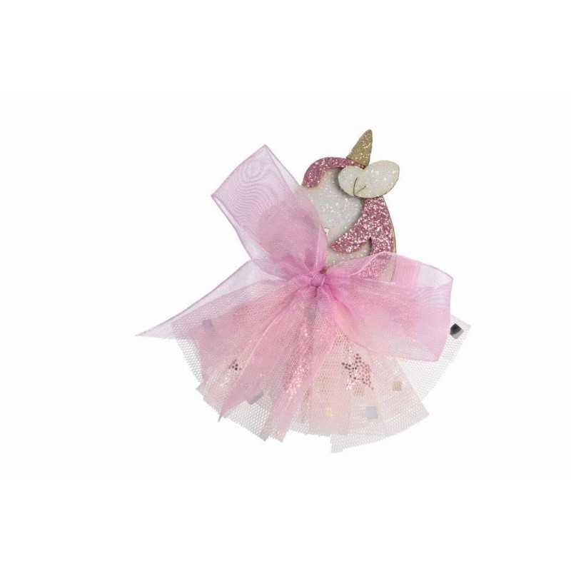 Tulle Hair Clip - With Bow and...
