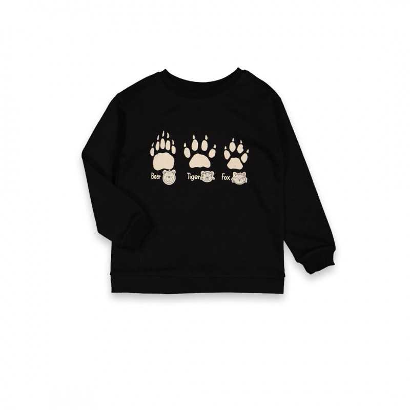 Boys Jumper with Paw Pattern