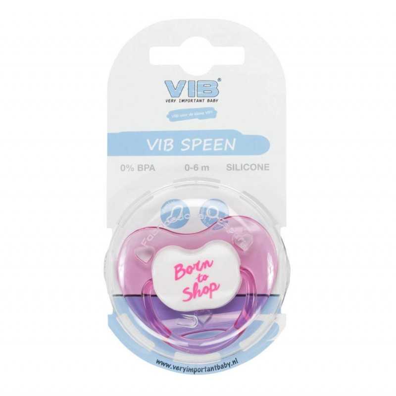 Pacifier Pink Born to Shop