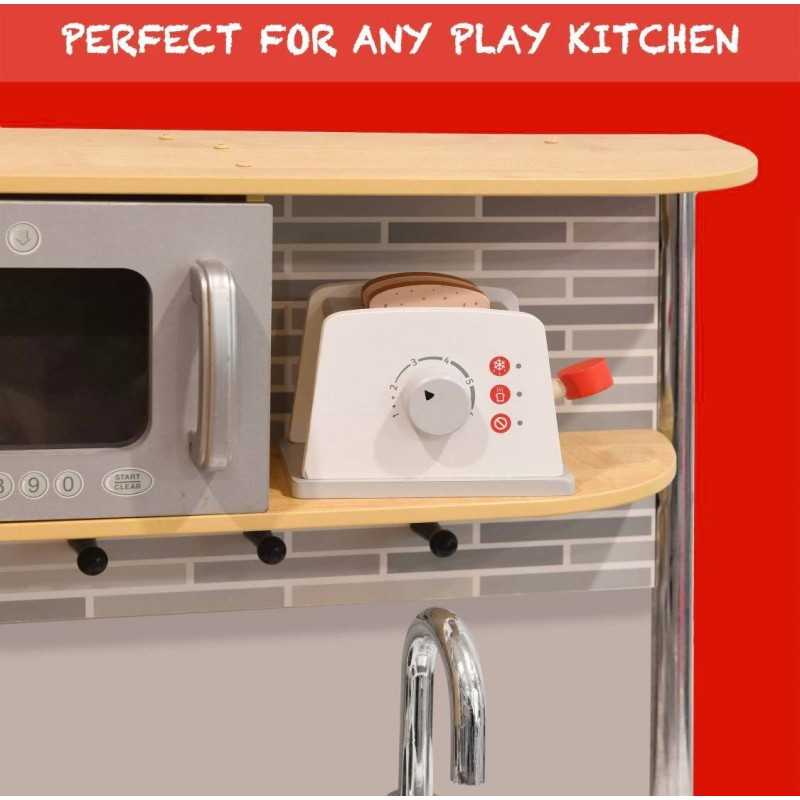Pop Up Kid s Toaster Toy with Kitchen Accessories