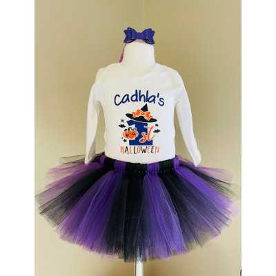 First Halloween Tutu set