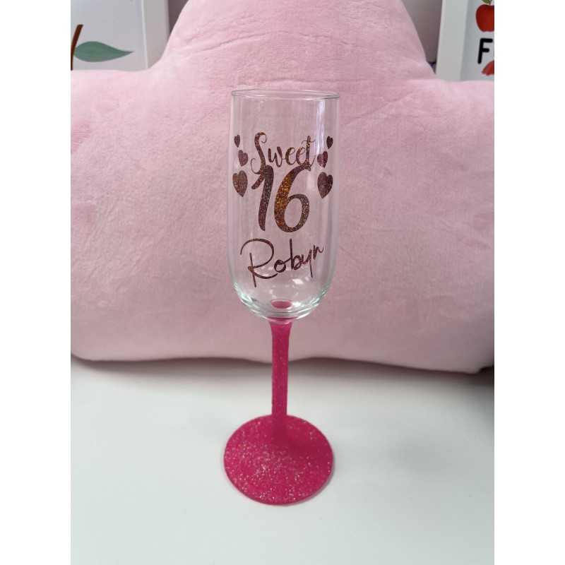 Personalized Champagne Glass
