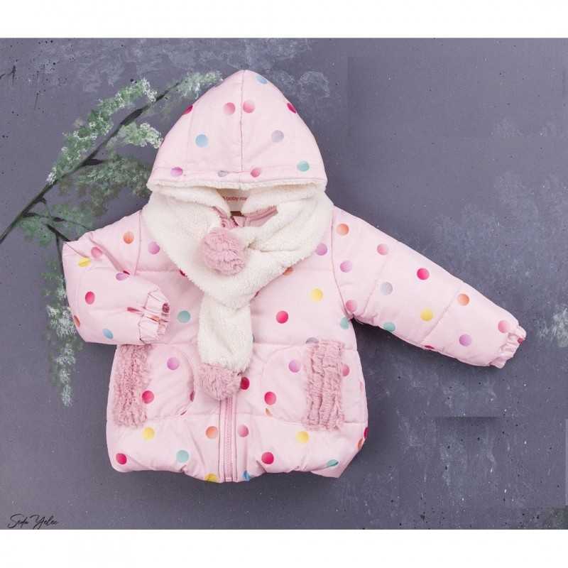 2pc Girls Coat with Scarf