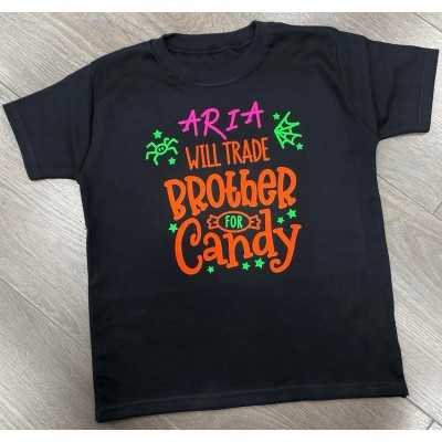 Personalised Halloween T-shirt