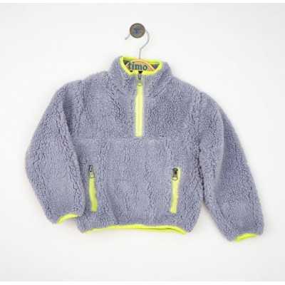 Boys Plush Sweater grey