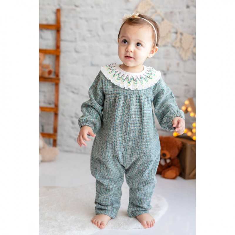 Baby Girl Jumpsuit green