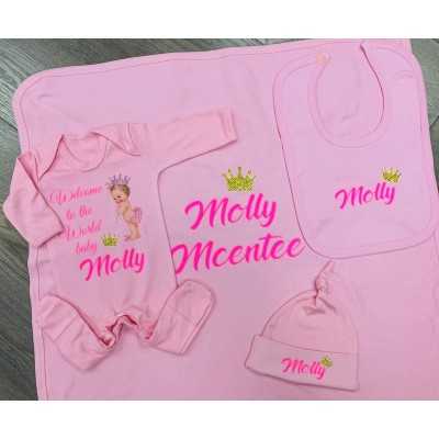 Personalised Baby Girl Set...