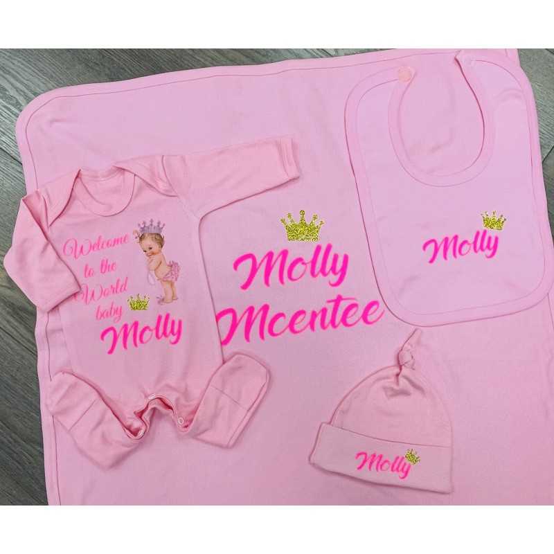 Personalised Baby Girl Set : Baby...