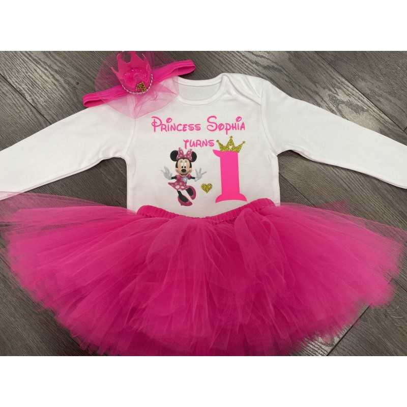 Personalised Birthday Tutu and Crown Set