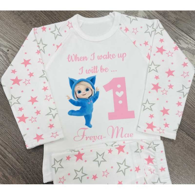 Personalised Birthday Pjs Ava