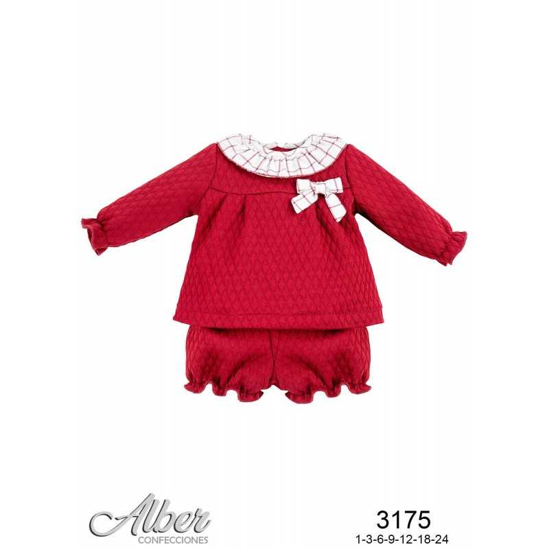 2pc Baby Girl Set Red