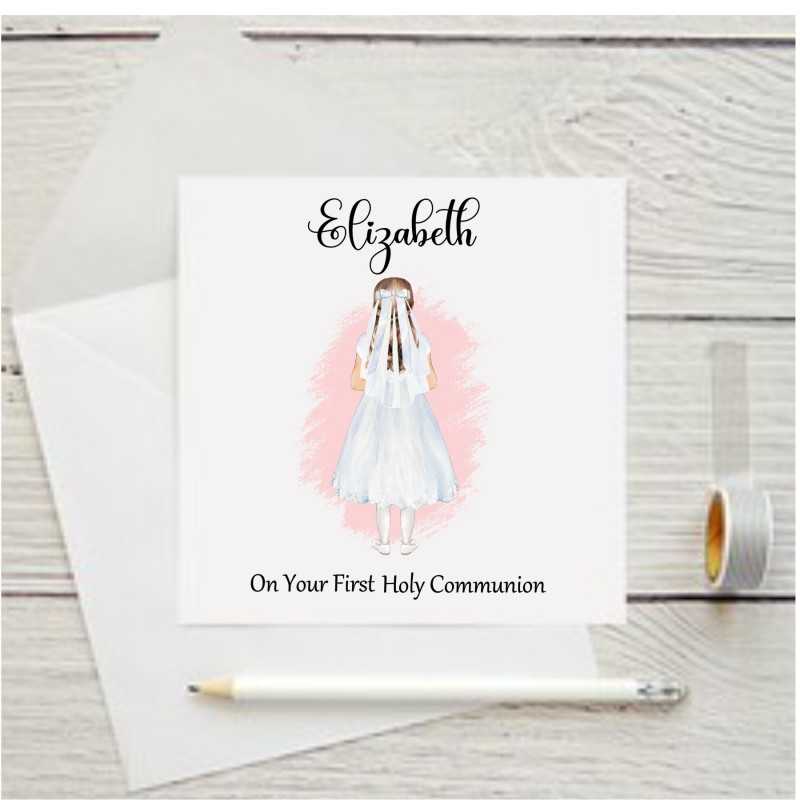 Personalised Communion Card 1