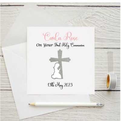 Personalised Communion Card 3