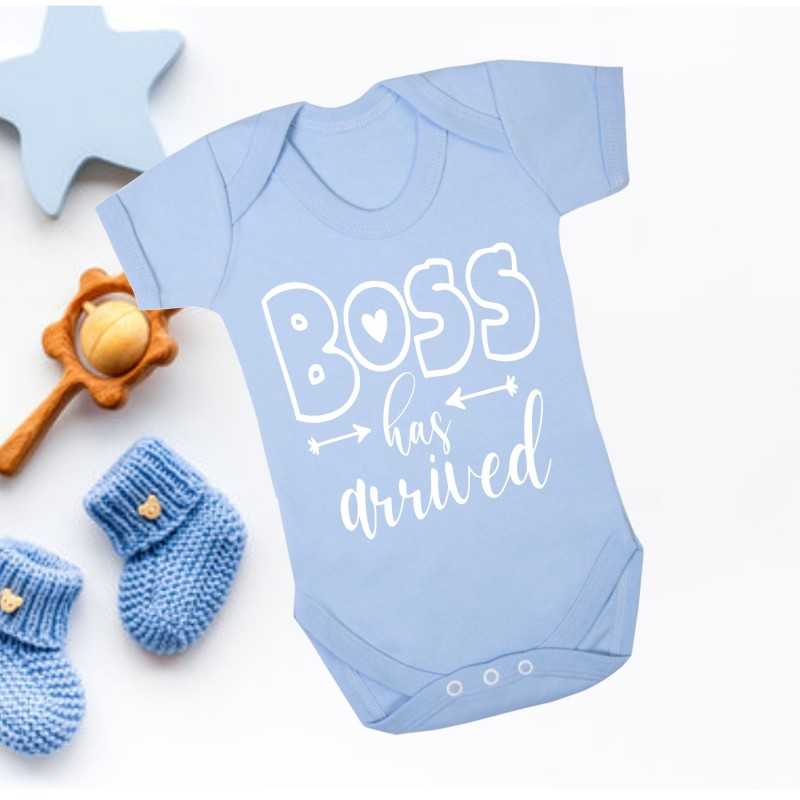 Personalised Baby Vest Boss has arrived