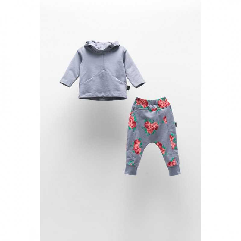 2pc Tracksuit Set dusty blue