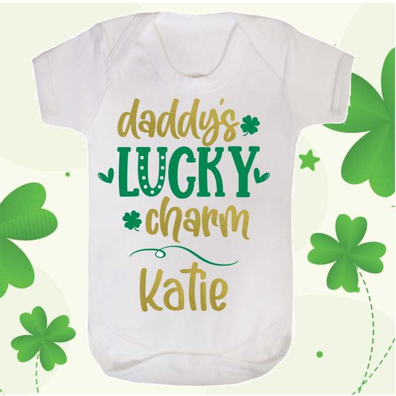 Personalised Patrick's Day Baby Vest...