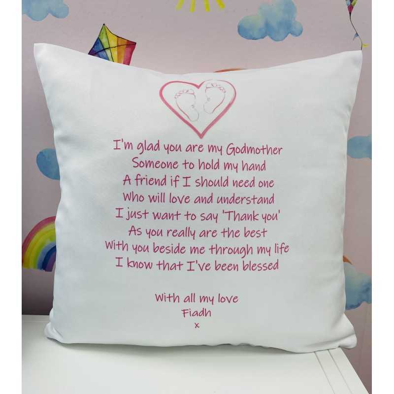 Personalised Godmother Cushion