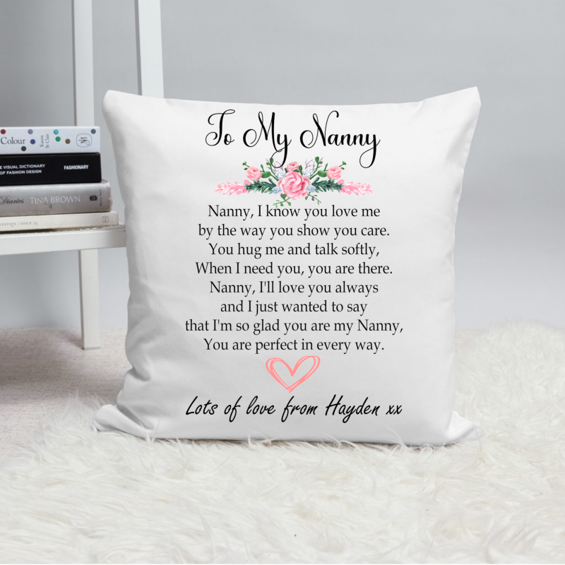 Personalised Nanny Cushion