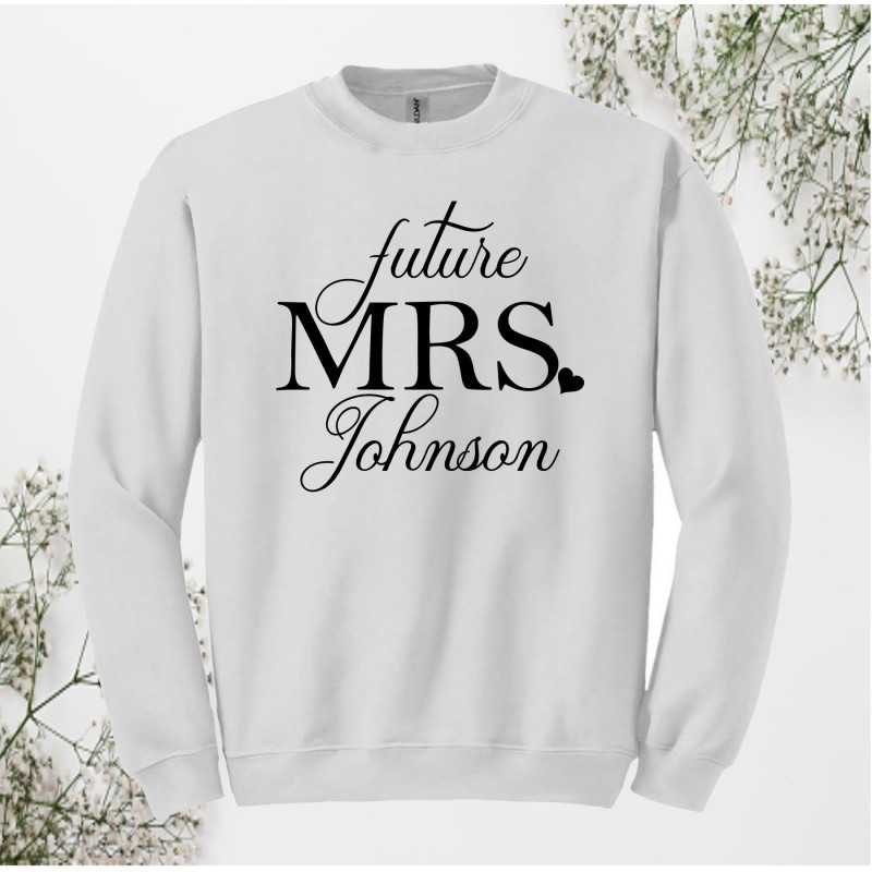 Personalised Future Bride Sweatshirt