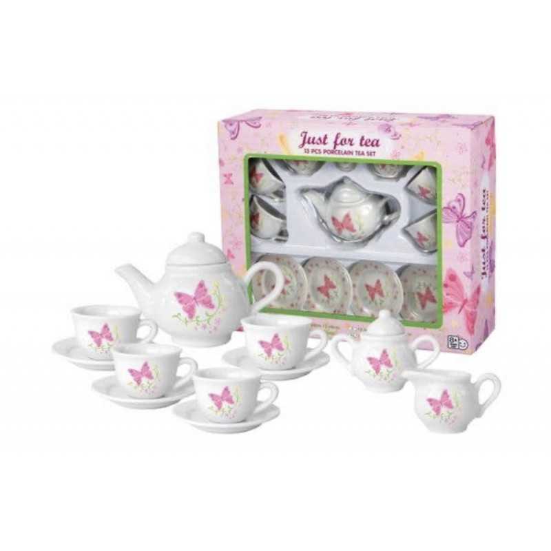 Tea Set "Butterfly" in Porcelain With...