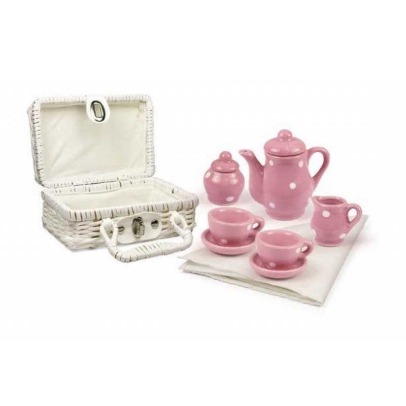 Tea Set in Porcelain 10 Pcs.