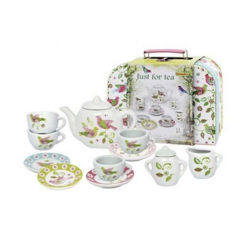 Tea Set in Porcelain, 13 Pcs