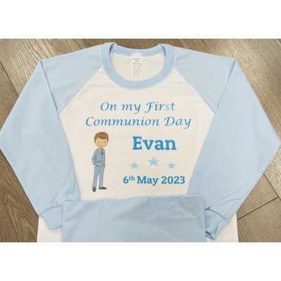 Personalised Communion Pj Boys 2