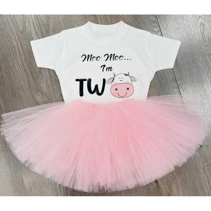 Personalised Tutu set Moo Two