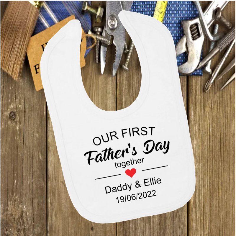 Personalised Father's Day Bib