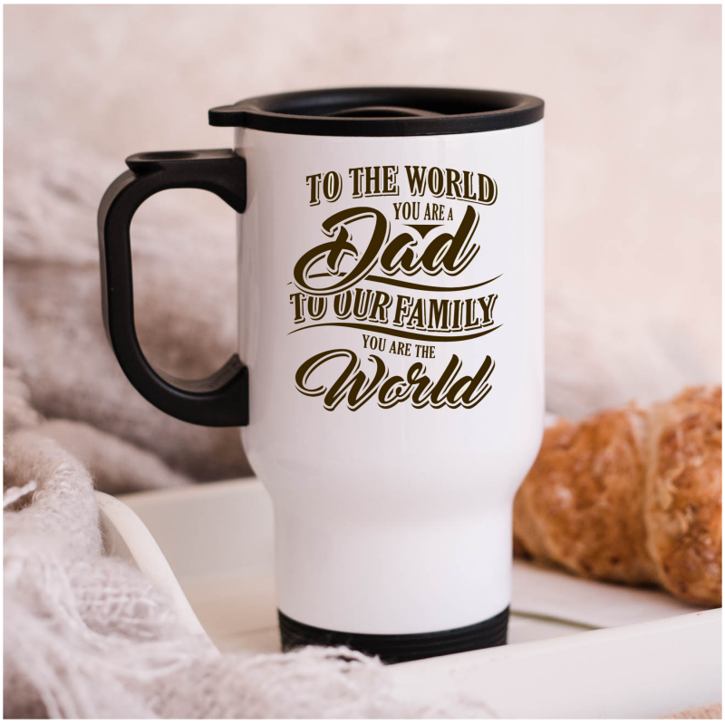 Travel Mug 'Dad World'