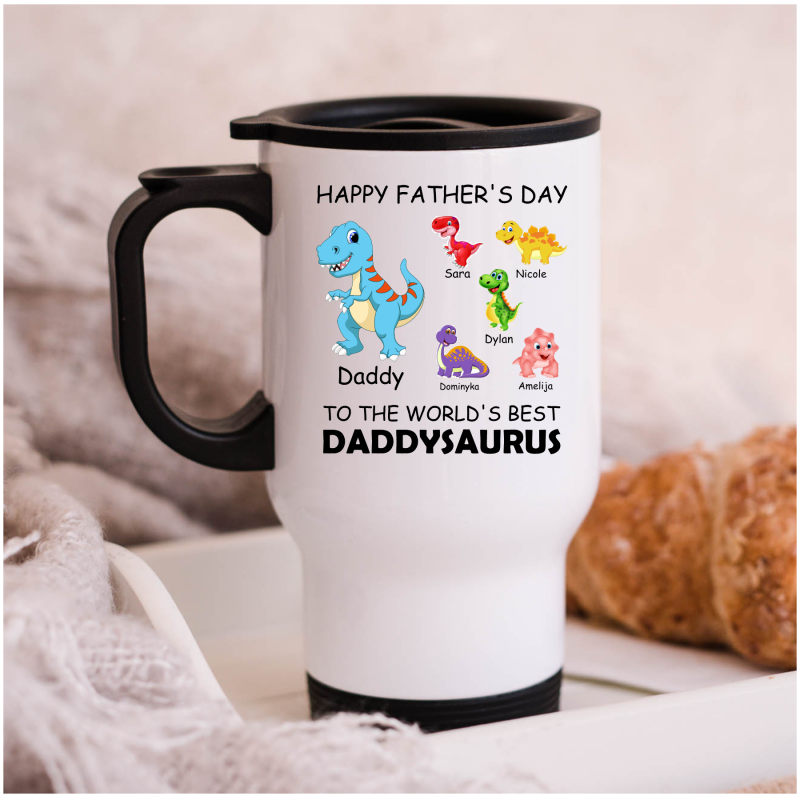 Travel Mug 'Daddysaurus'