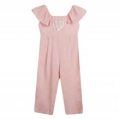 Girl'S Silver Heart Ruffle...
