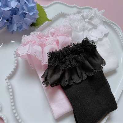 Hera Tall Lace Socks
