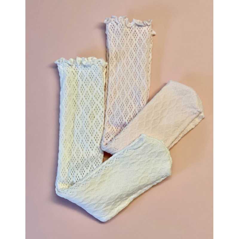 Waffle Lace Socks