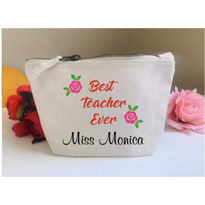 Canvas pouch Best Teacher Ever