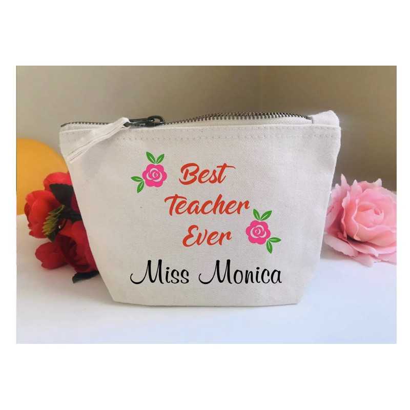 Canvas pouch Best Teacher Ever