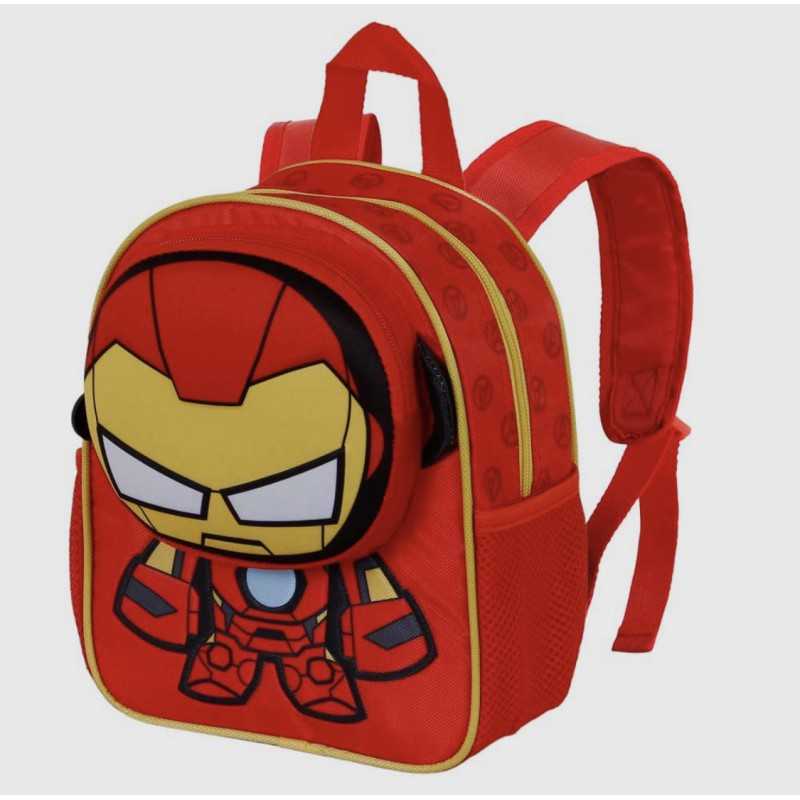 Iron Man Bobblehead-Pocket Backpack
