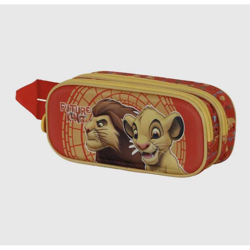 Lion King King-3D Double Pencil Case