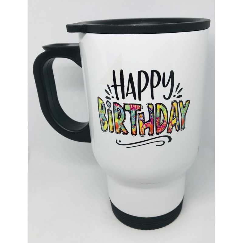 Travel mug Happy Birthday