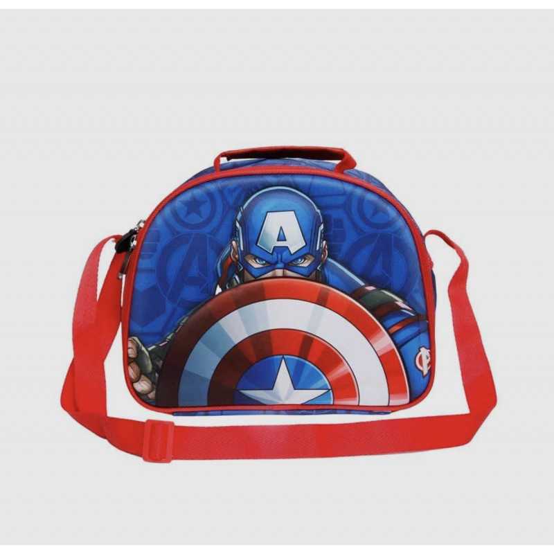 Captain America Patriot-3D Lunch Bag