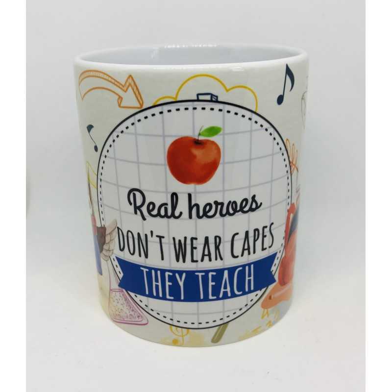 Mug Real Heroes Don't wear Capes
