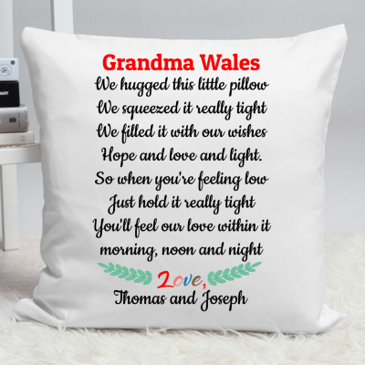Personalised Cushion Love