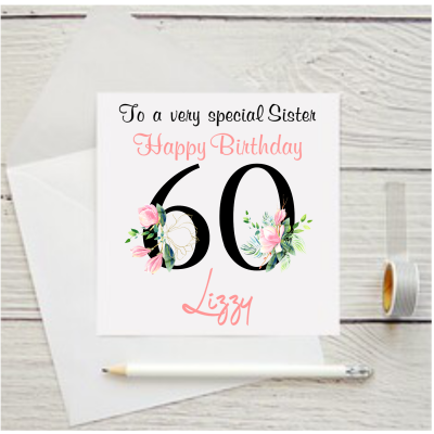Personalised Birthday Card...