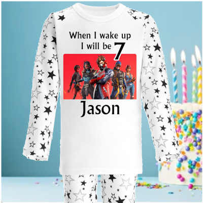 Personalised Birthday Pjs...