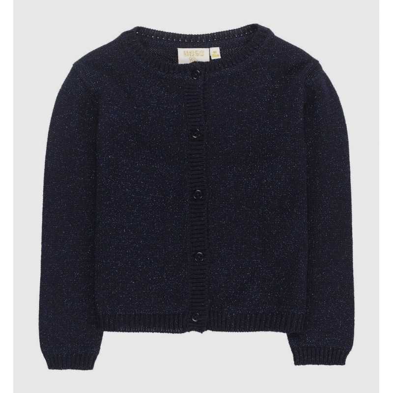 Girl'S Tricot Jacket in Navy and...
