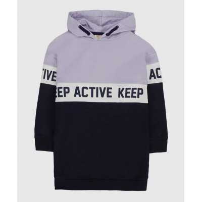 Girls Navy Stretch Cotton... 2