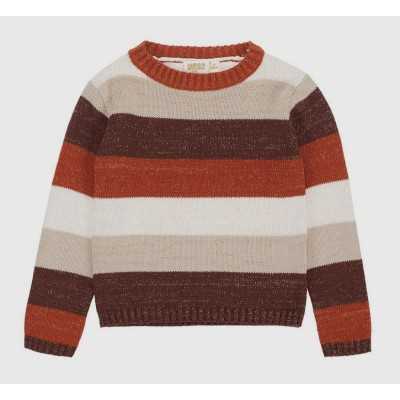 Girls' Striped Knit Sweater...