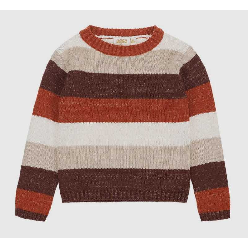Girls' Striped Knit Sweater in...