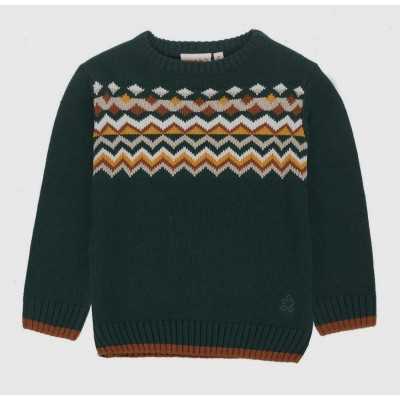 Green Boy'S Sweater with...